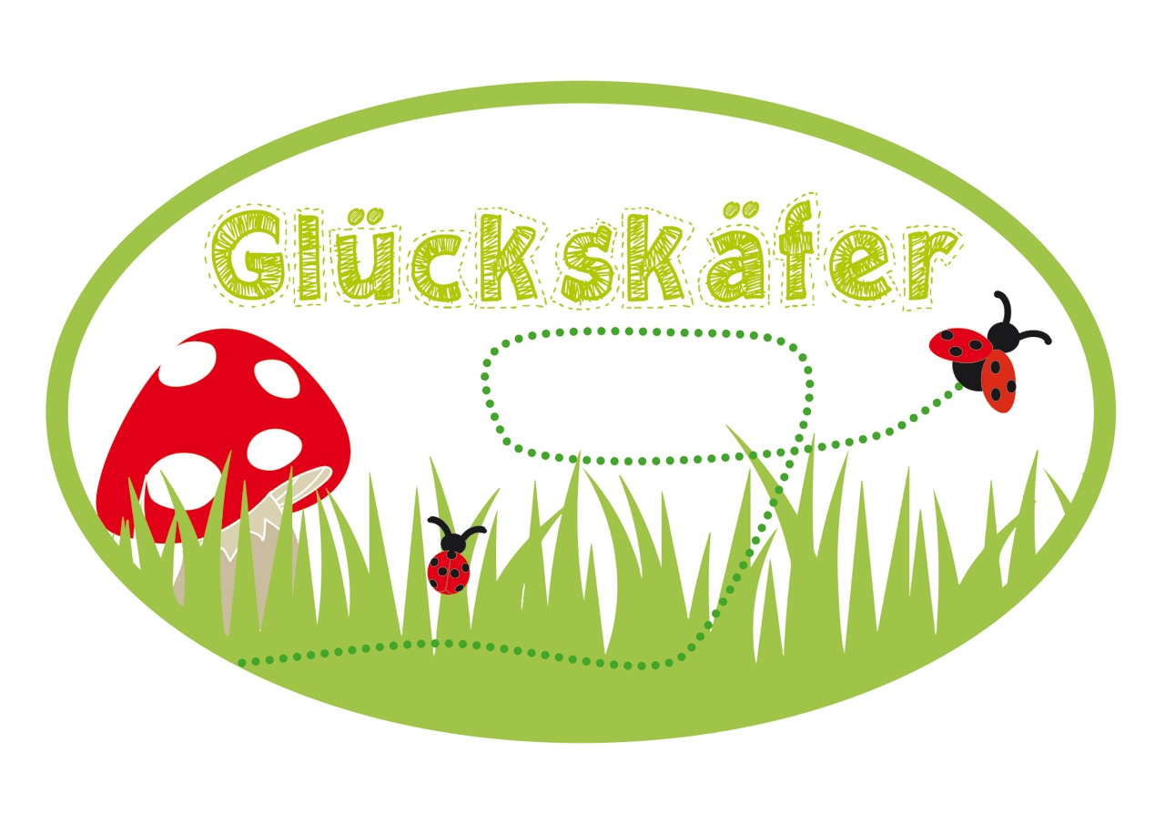 Glückskäfer vo3 Logo unter Unterzeile